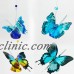 5x BUTTERFLY CRYSTAL SUNCATCHER gifts for market stall gift shop bulk wholesale    370470659200
